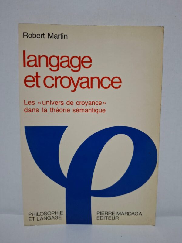 Dans cet ouvrage, Robert Martin étudie le rôle des croyances dans l'interprétation du langage et dans la théorie sémantique. Il analyse la notion d'« univers de croyance » afin d'expliquer comment les énoncés sont compris selon les connaissances et les représentations des locuteurs. L'auteur s'appuie sur des concepts issus de la linguistique et de la philosophie du langage pour développer son analyse. Ce livre constitue une ressource précieuse pour les étudiants, chercheurs et passionnés de sémantique et de philosophie linguistique.