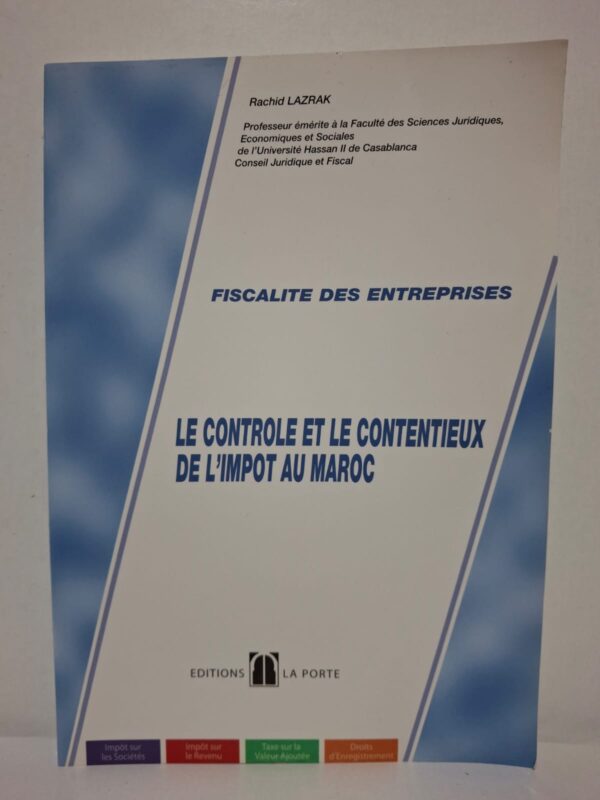 Ce livre présente les règles juridiques et fiscales encadrant le contrôle de l'impôt au Maroc ainsi que les différentes étapes du contentieux fiscal. Il explique les droits et obligations de l'administration fiscale et des contribuables durant les procédures de vérification et de recours. L'auteur analyse les principaux impôts, notamment l'impôt sur les sociétés, l'impôt sur le revenu, la TVA et les droits d'enregistrement. Destiné aux étudiants, aux praticiens et aux professionnels, cet ouvrage constitue un guide pratique pour comprendre la fiscalité marocaine.