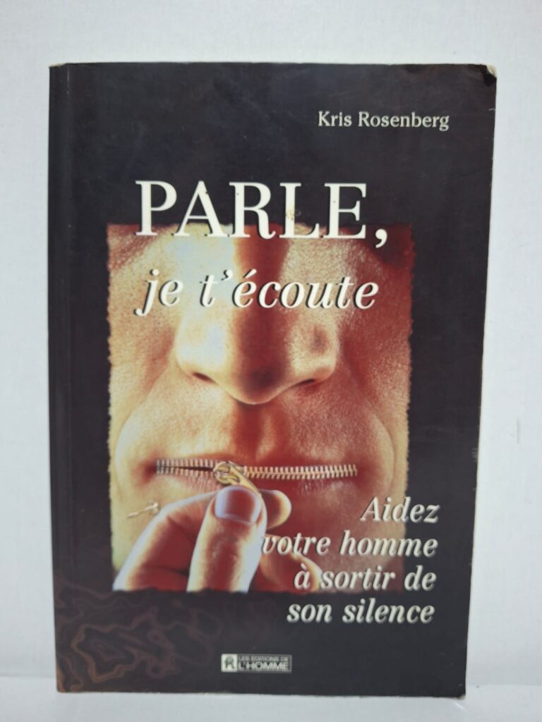 Dans Parle, je t'écoute, Kris Rosenberg explore les raisons pour lesquelles de nombreux hommes éprouvent des difficultés à exprimer leurs émotions et leurs préoccupations. L'auteure propose des conseils concrets pour instaurer un climat de confiance et améliorer la communication dans le couple. À travers des exemples et des pistes de réflexion, elle aide les lecteurs à surmonter les incompréhensions et les silences. Cet ouvrage constitue un guide précieux pour développer des relations plus harmonieuses et authentiques.