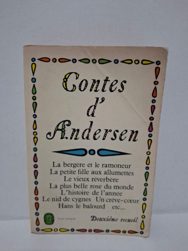 Contes d'Andersen (Deuxième recueil) – Hans Christian Andersen