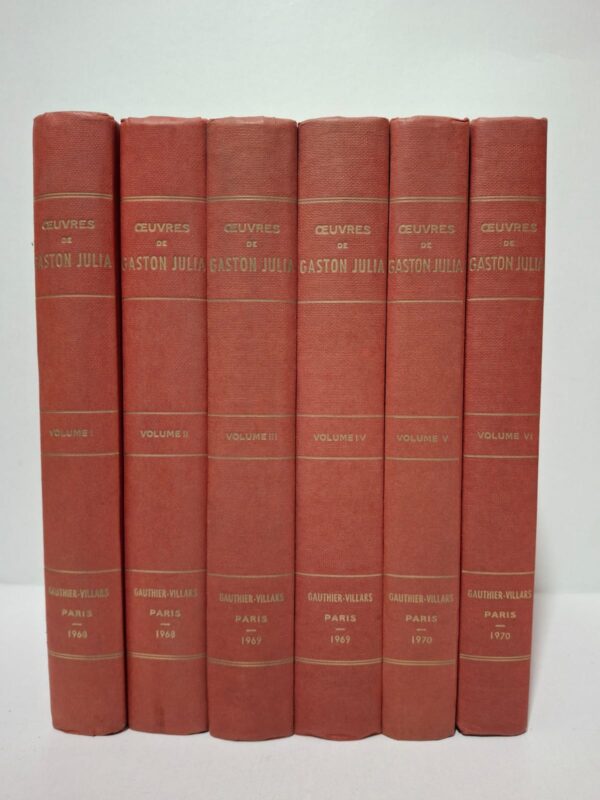 Œuvres de Gaston Julia (Coffret 6 volumes) - Gaston Julia