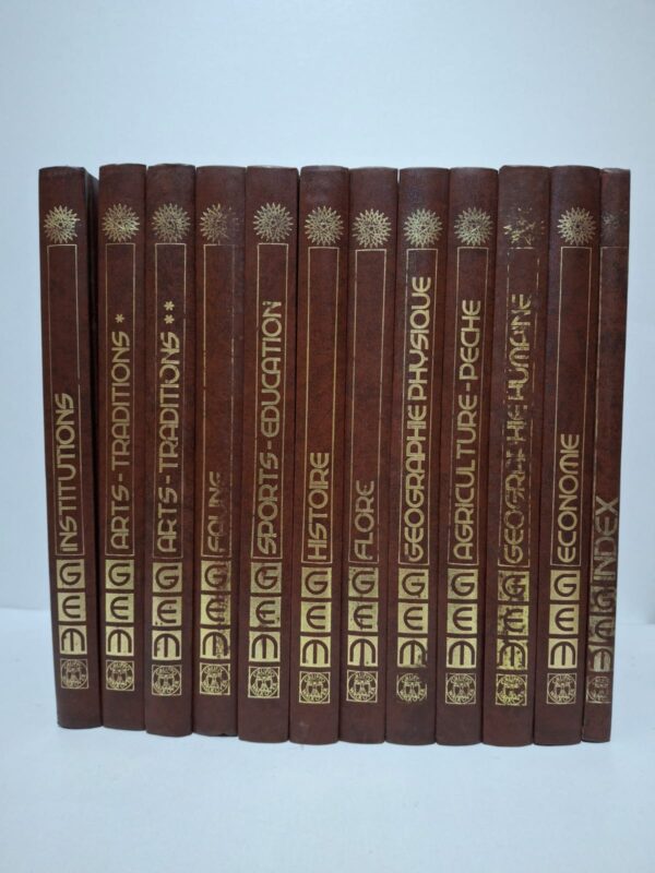 La Grande Encyclopédie du Maroc (Collection complète en 12 volumes : Institutions, Économie, Géographie physique, Flore, Arts & Traditions *, Arts & Traditions , Faune, Sports & Éducation, Histoire, Agriculture & Pêche, Géographie humaine, Index) - Collectif / Éditions GEM (Gruppo Walkover)